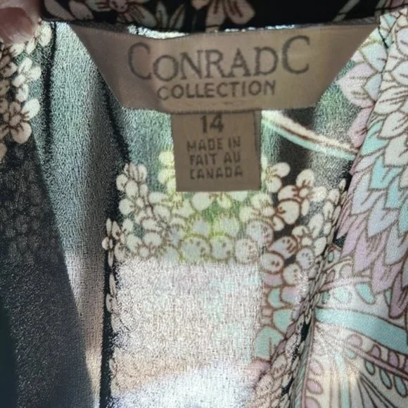 Floral Black and White Skirt Set - Picture 4 of 15